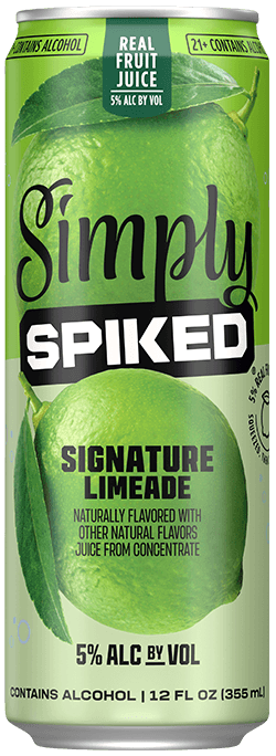 Simply Spiked Signature Limeade can