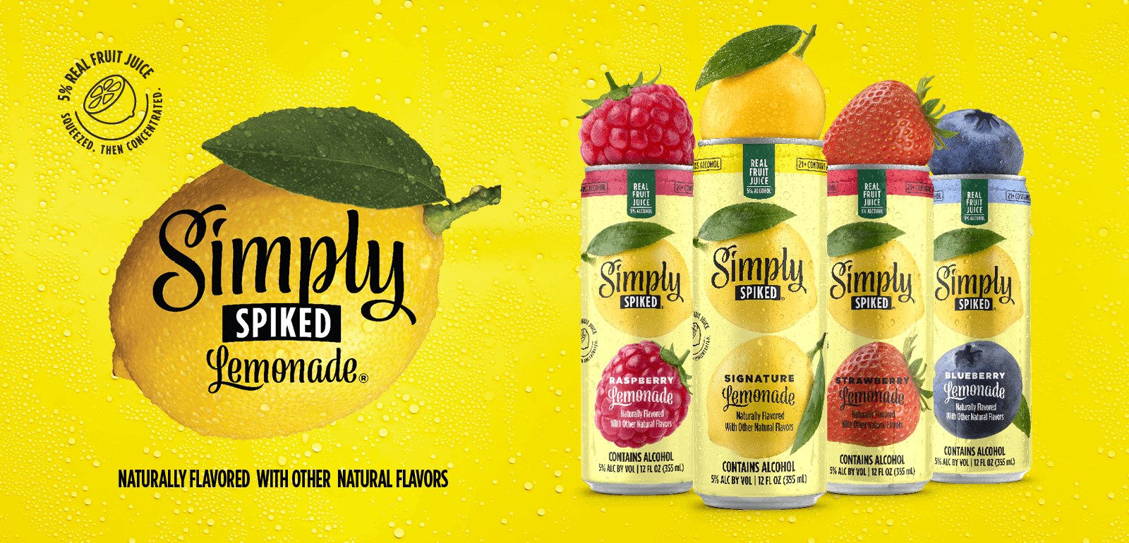 Simply Spiked Lemonade