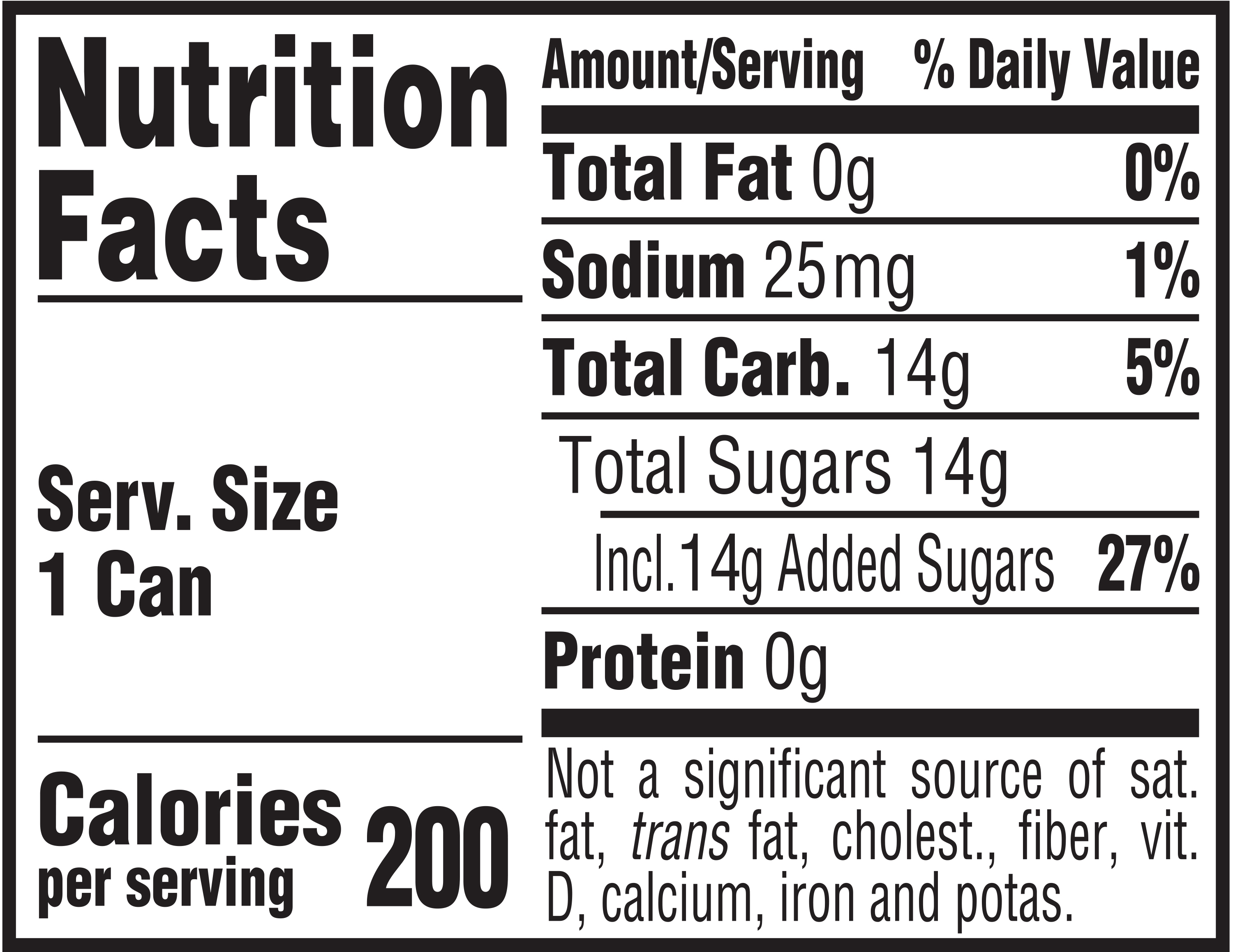 Nutritional Facts