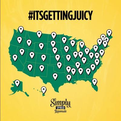 Simply Spiked Lemonade is hitting shelves near you! Use the store locator in our bio to find out where.