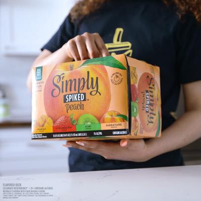 POV you’re the first of your friends to find a new case of Simply Spiked Peach. Now available nationwide.
