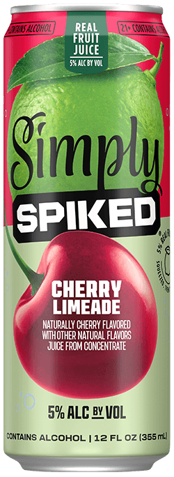 Simply Spiked Cherry Limeade can